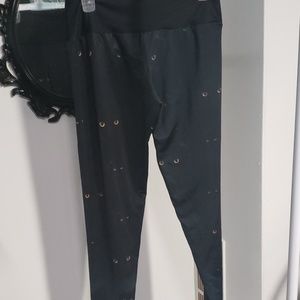 Black cat leggins